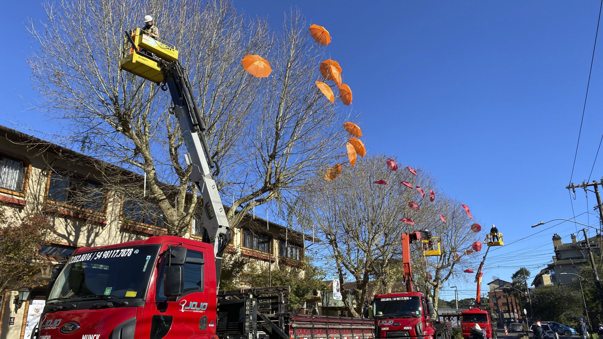Decoração de Inverno começa a tomar forma