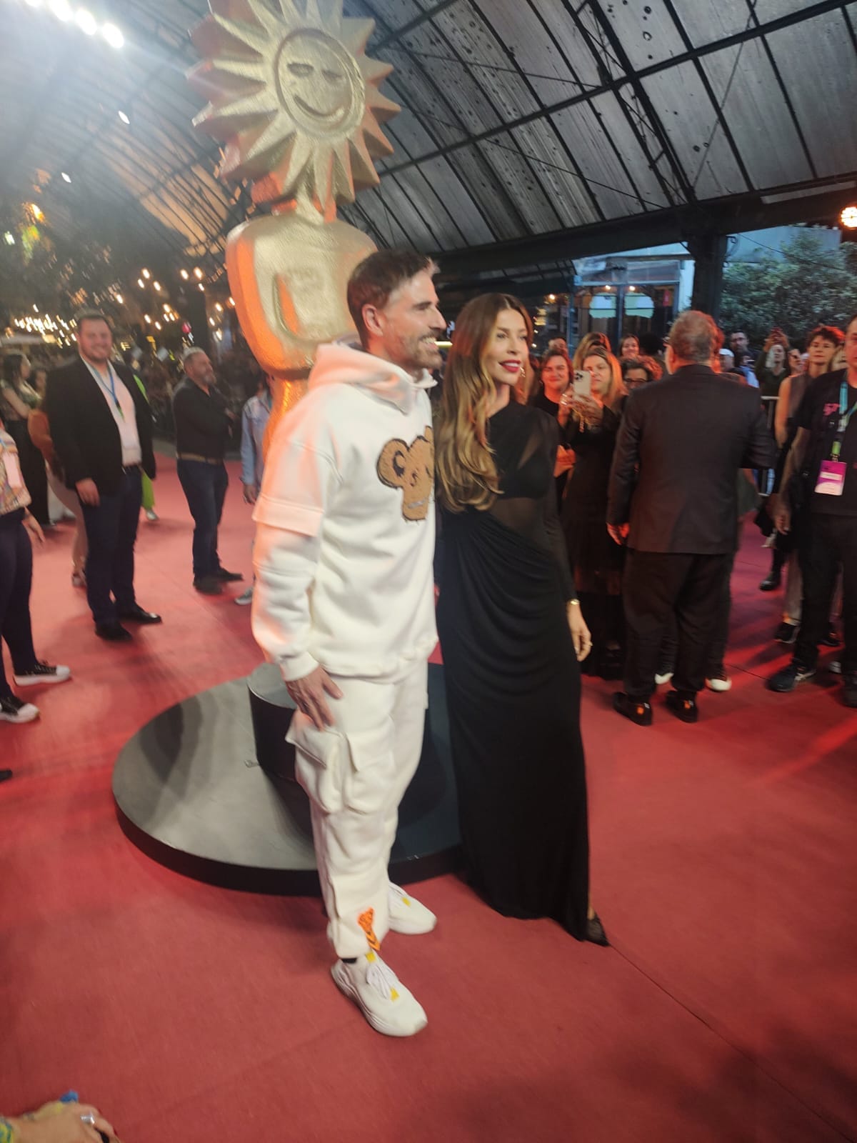 Reynaldo Gianecchini e Grazi Massafera na Calçada da Fama