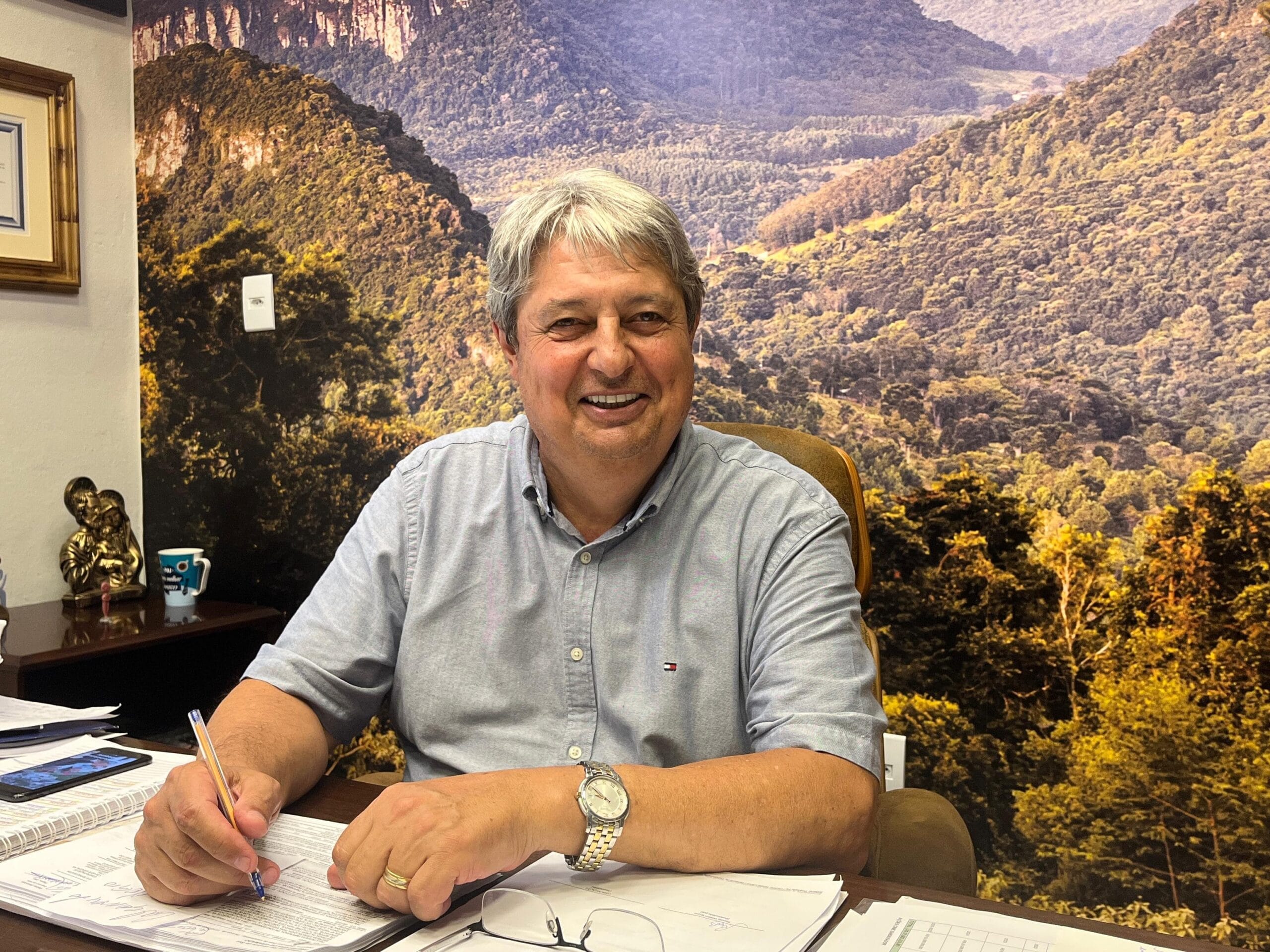 Prefeito Nestor Tissot projeta um 2024 com muitas obras públicas