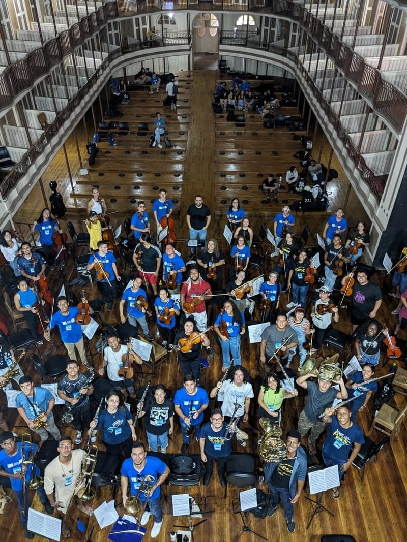 Orquestra Jovem Sesc Brasil reúne adolescentes de todo o país no Festival Internacional de Música, em Pelotas