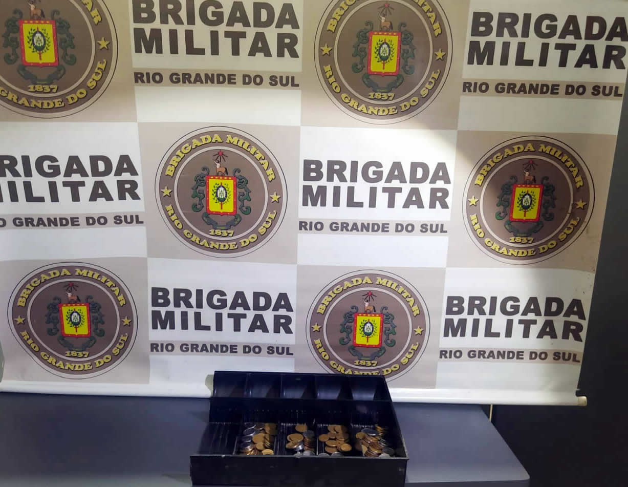 BRIGADA MILITAR DE CANELA PRENDE POR FURTO ARROMBAMENTO EM MERCADO