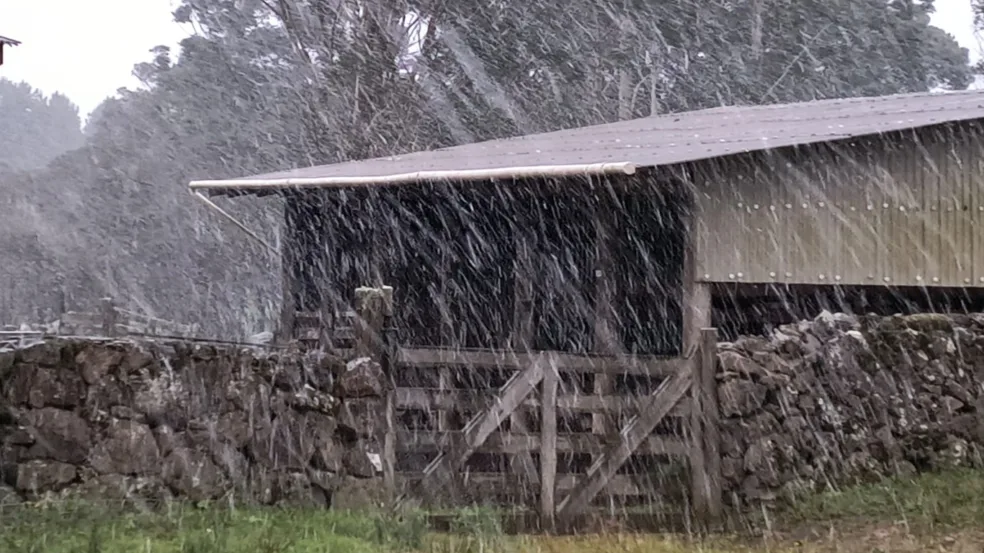 Neve retorna ao RS e surpreende moradores em quatro cidades