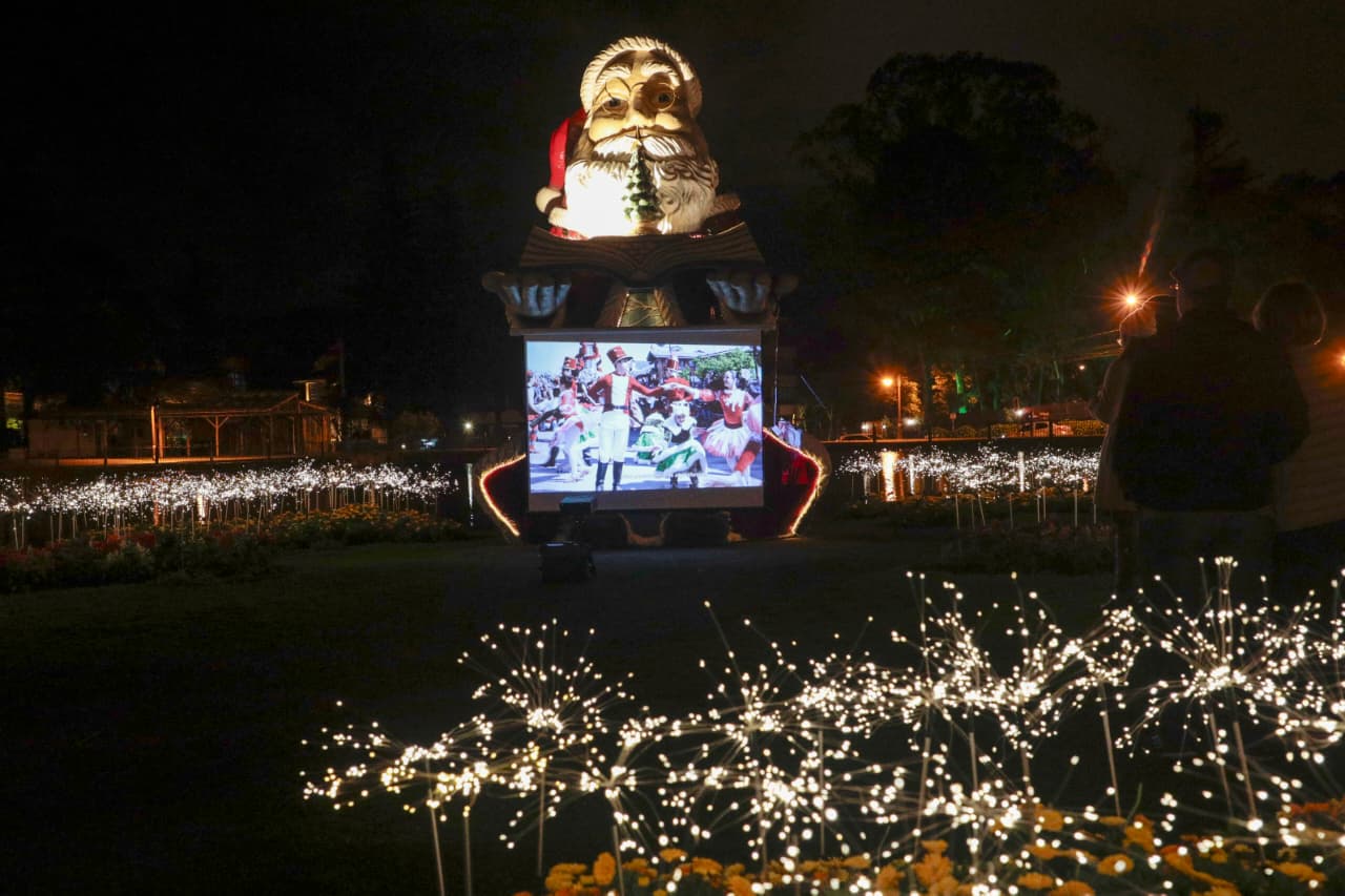 Lago Joaquina Rita Bier tem decoração que une energia sustentável e memória no 40° Natal Luz