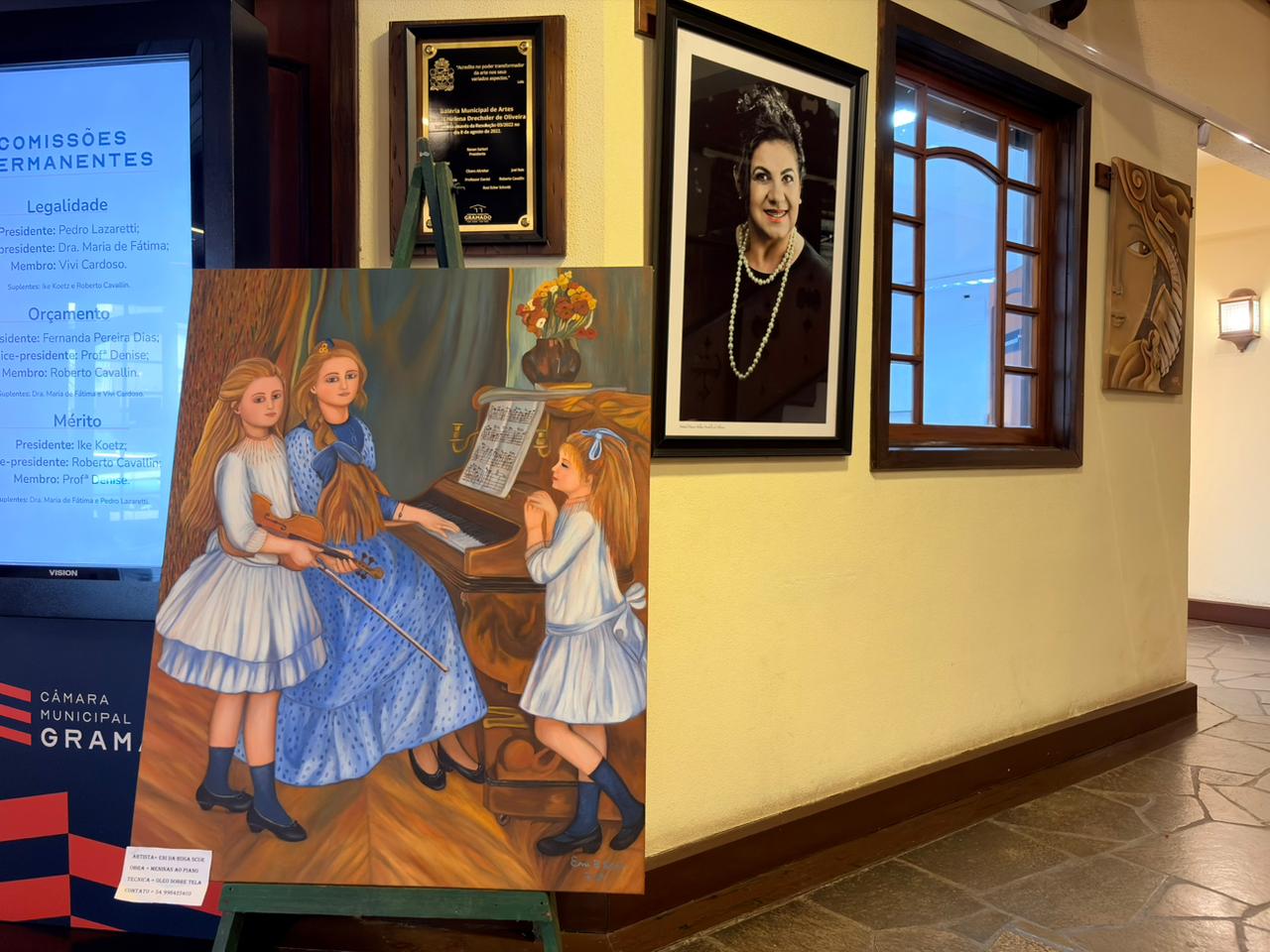 Câmara de Gramado recebe exposição sobre o Gramado in Concert