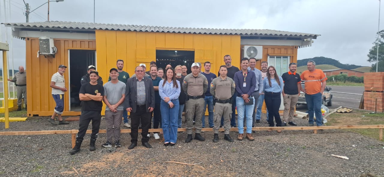 Construção de Quartel da Polícia Rodoviária Estadual tem início em São Francisco de Paula