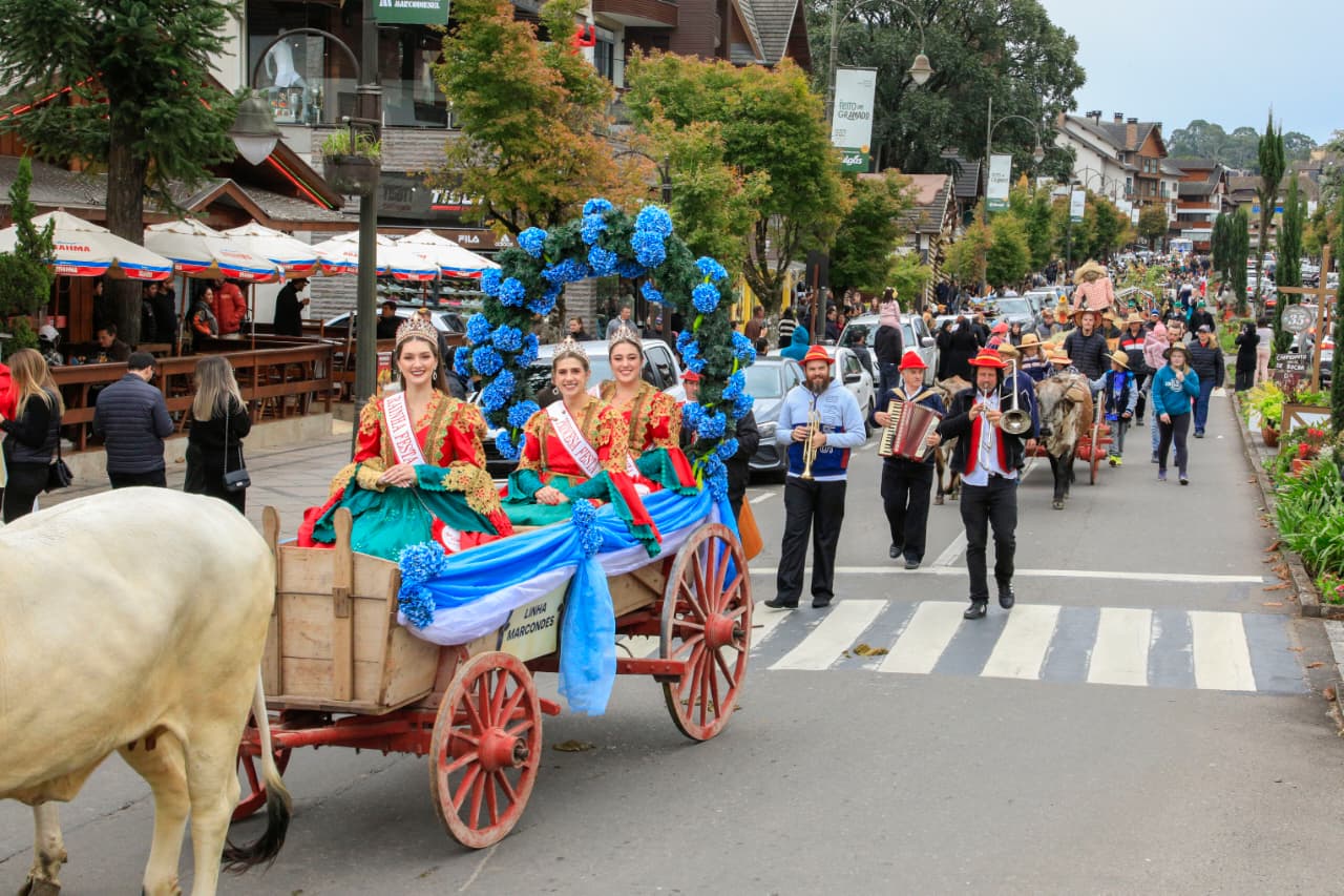 Desfile de Carretas e finais dos Jogos Rurais são atrações da 35ª Festa da Colônia de Gramado